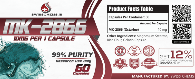 Ostarine (MK-2866), 600 mg (10 mg/60 capsules) 2