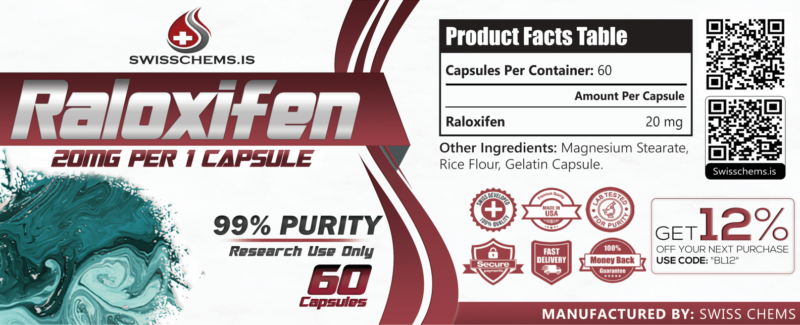 Raloxifene, 1200 mg (20 mg/60 capsules) 2