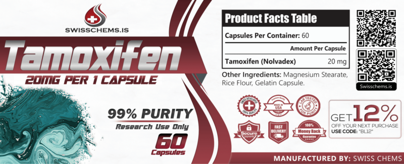 Tamoxifen, 1200 mg (20 mg/60 capsules) 2