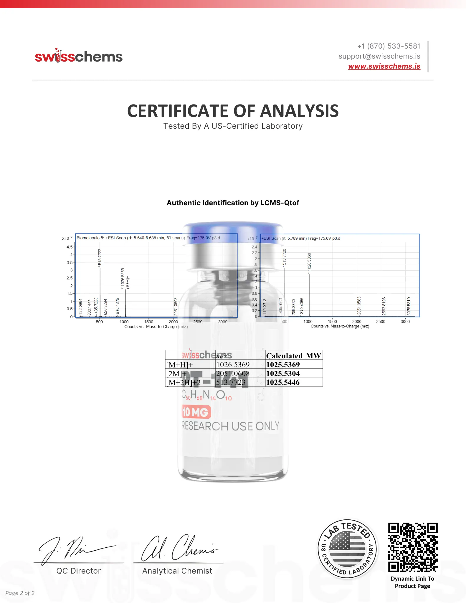 PT-141 - Test Result pg.2