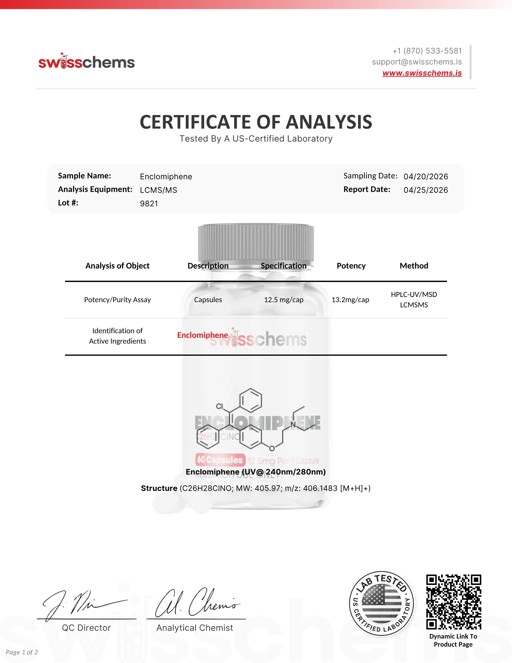 Enclomiphene pg.1
