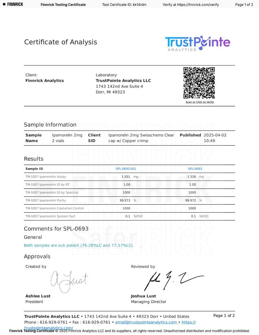 TrustPointe COA