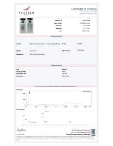 NAD+ (Nicotinamide Adenine Dinucleotide) 100 mg lab report