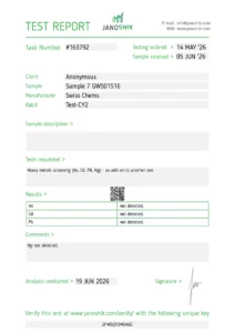 GW-501516 (Cardarine), (10mg/capsule) 60 Capsules lab report