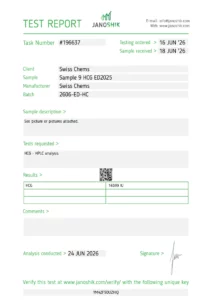 HCG 5000 IU lab report