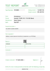 BPC-157 + TB-500 (Blend) lab report
